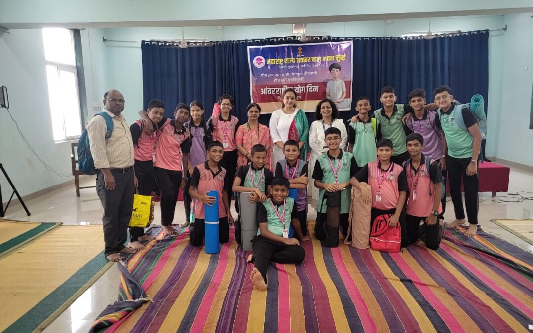 Yoga day celebration at Balbhavan