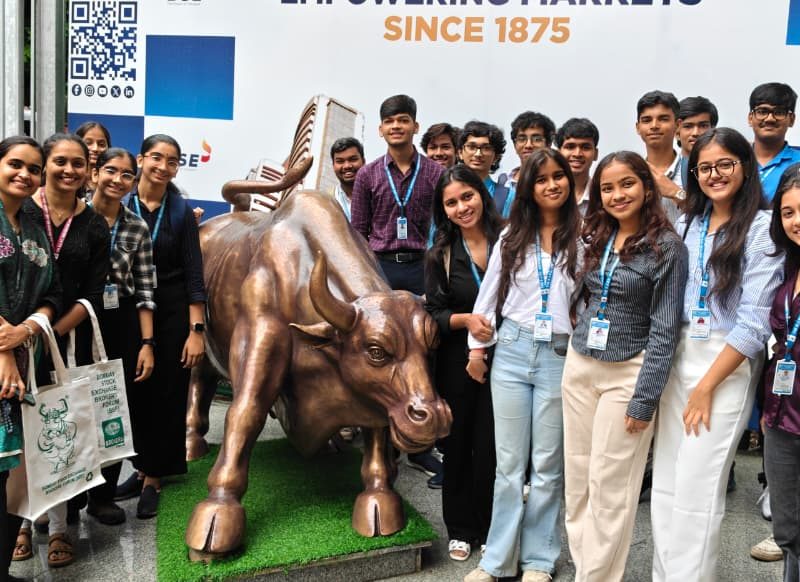 BSE visit for Commerce students